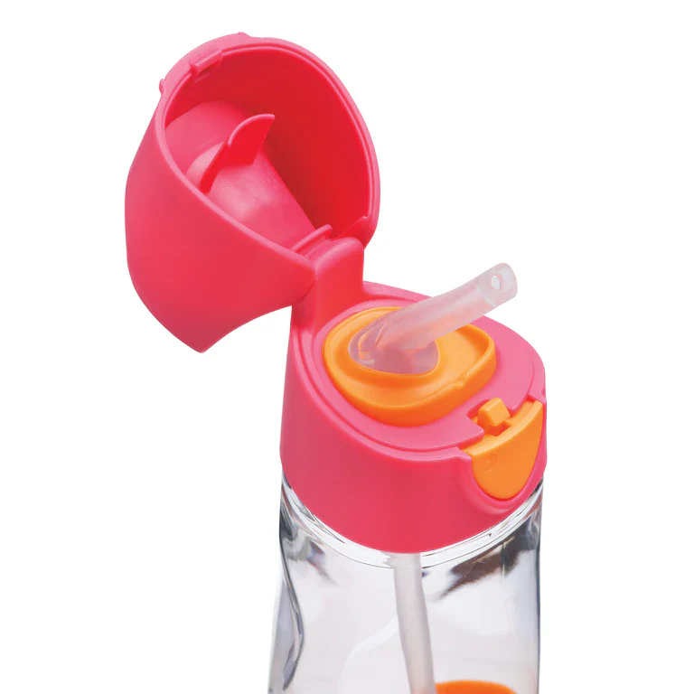 B.Box Drink Bottle Tritan Strawberry Shake - Image 2