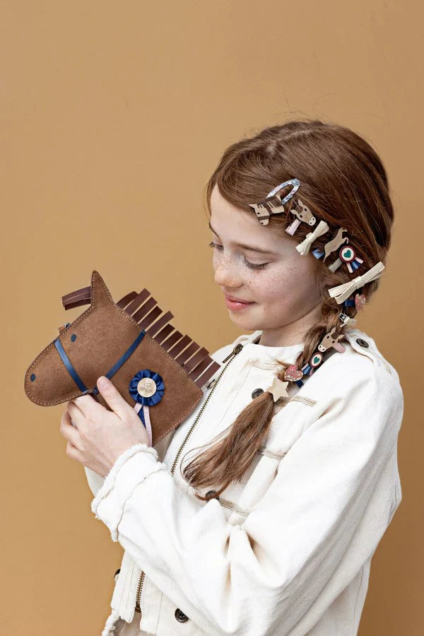 Betty Bow Clip Pack Chestnut - Image 2