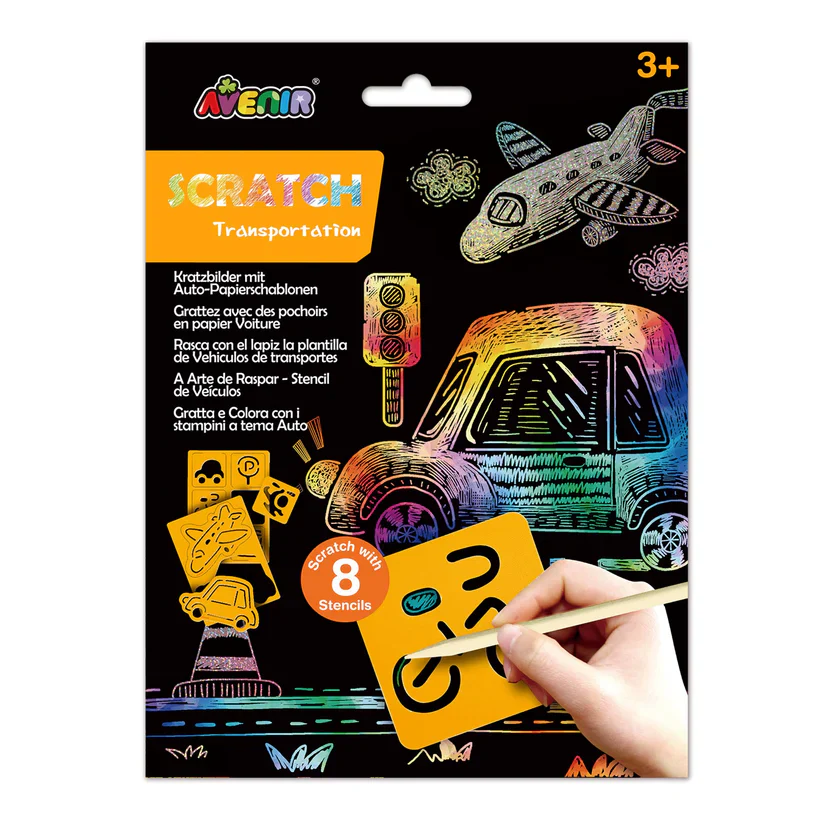 Scratch Transportation with Stencil