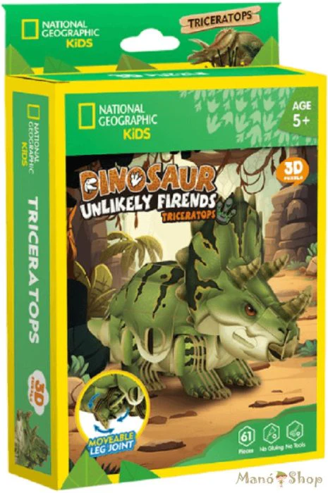 Cubic Fun 3D Puzzle Dinosaur Triceratops
