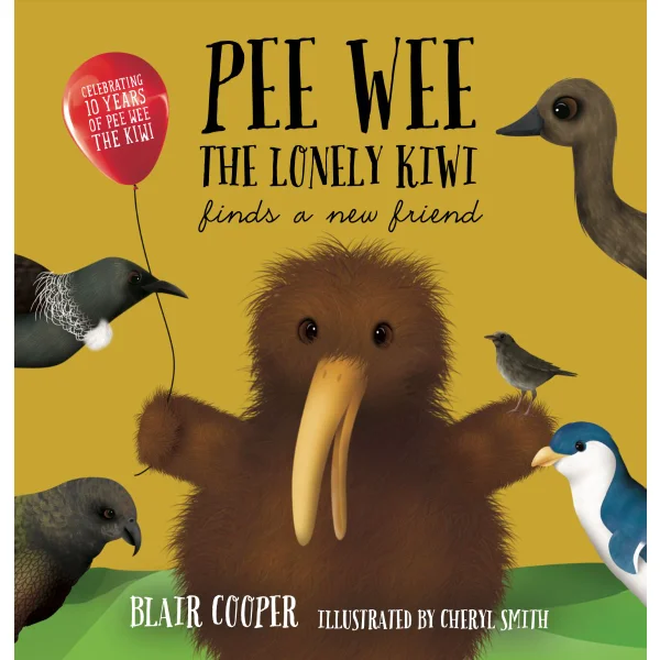 Pee Wee the Kiwi Celebrating 10 Years