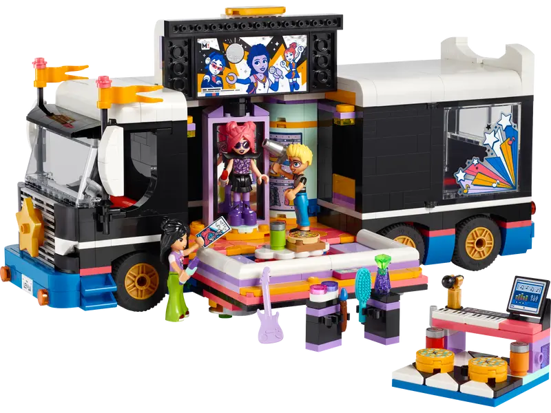 Lego Friends Pop Star Music Tour Bus 42619 - Image 2