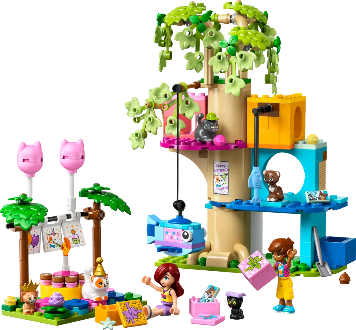 Lego Friends Cat Birthday Party & Tree House 42666 - Image 2