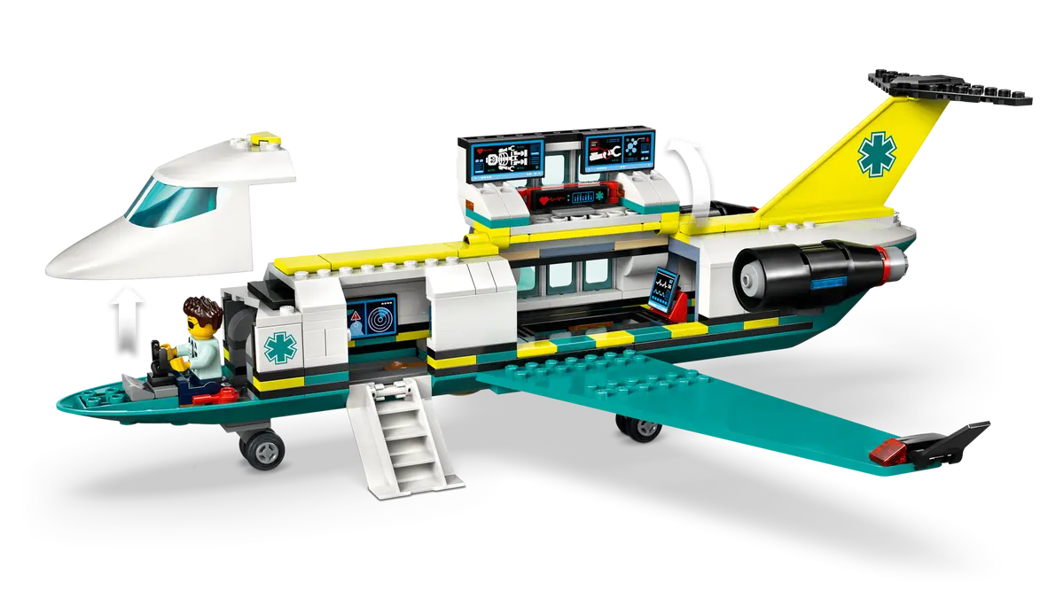 Lego City Air Ambulance Airplane 60465 - Image 4