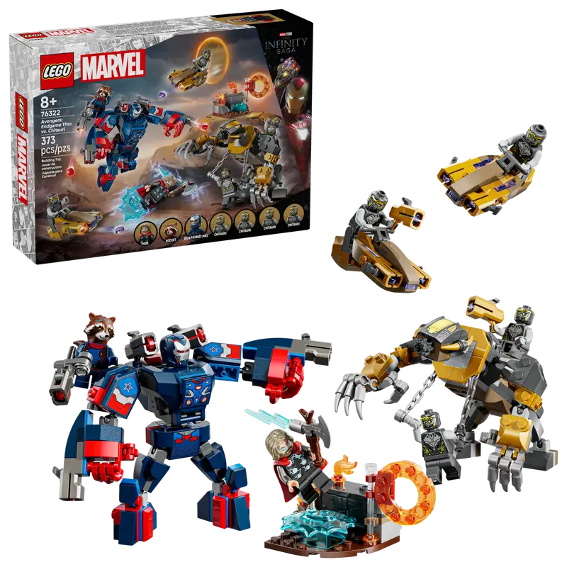 Lego SH Avengers Endgame Thor vs Chitauri 76322