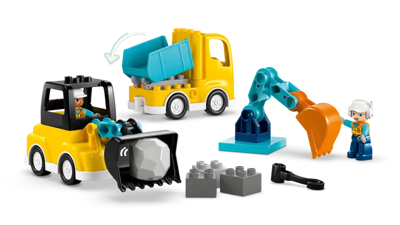 Lego Duplo 3 in 1 Construction Vehicles 10475 - Image 2