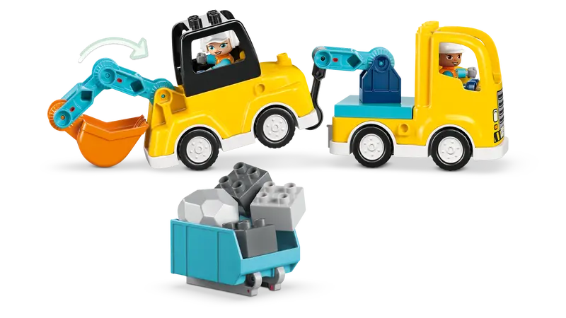 Lego Duplo 3 in 1 Construction Vehicles 10475 - Image 3