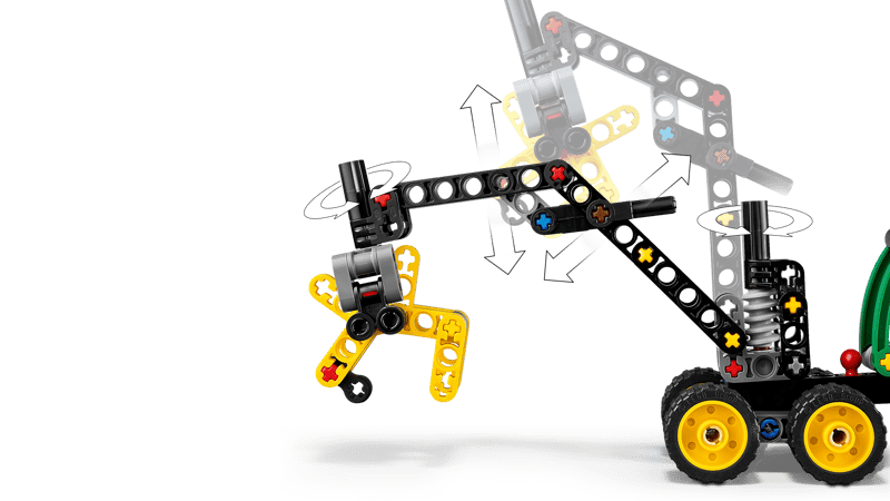 Lego Tech John Deere 1470H Wheeled Harvester 42218 - Image 4