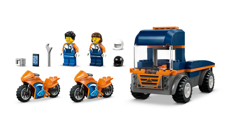 Lego City Motorcycle Transporter 60491 - Image 2
