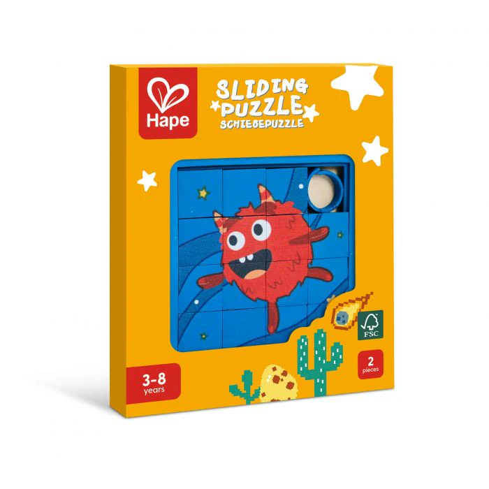 Hape Sliding Puzzle Monster