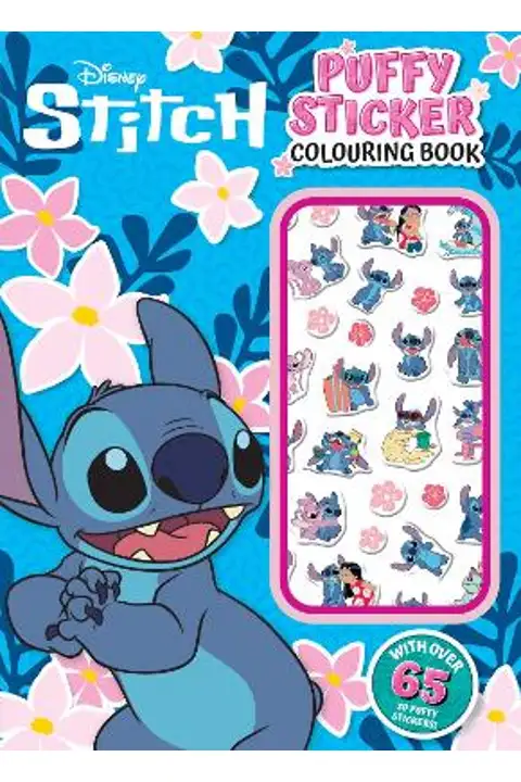 Stitch: Puffy Sticker Colouring Book