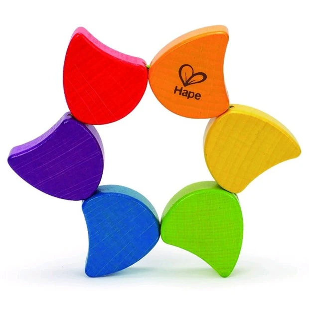 Hape Rainbow Rattle Wooden - Image 2