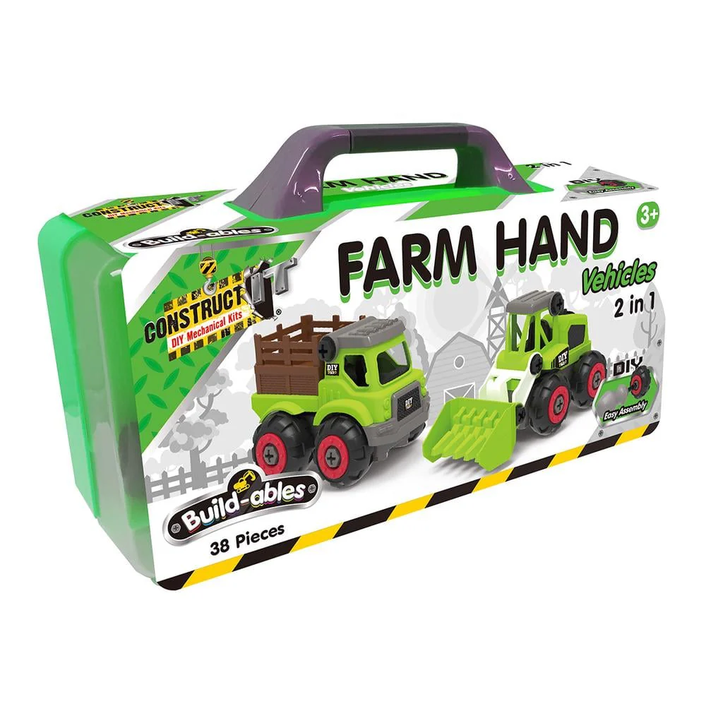 Build-ables Farm Hand Vehicles 2in1