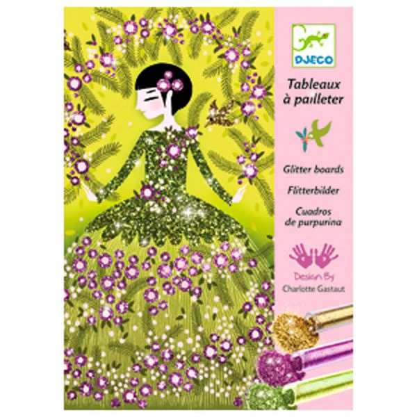 Djeco Glitter Boards - Dresses