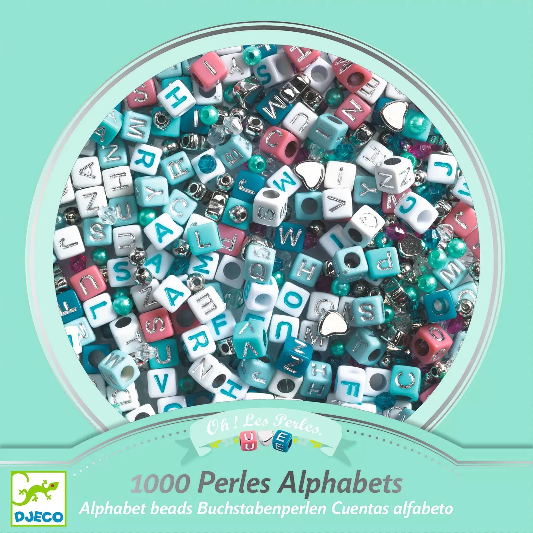 Djeco Alphabet Beads Silver