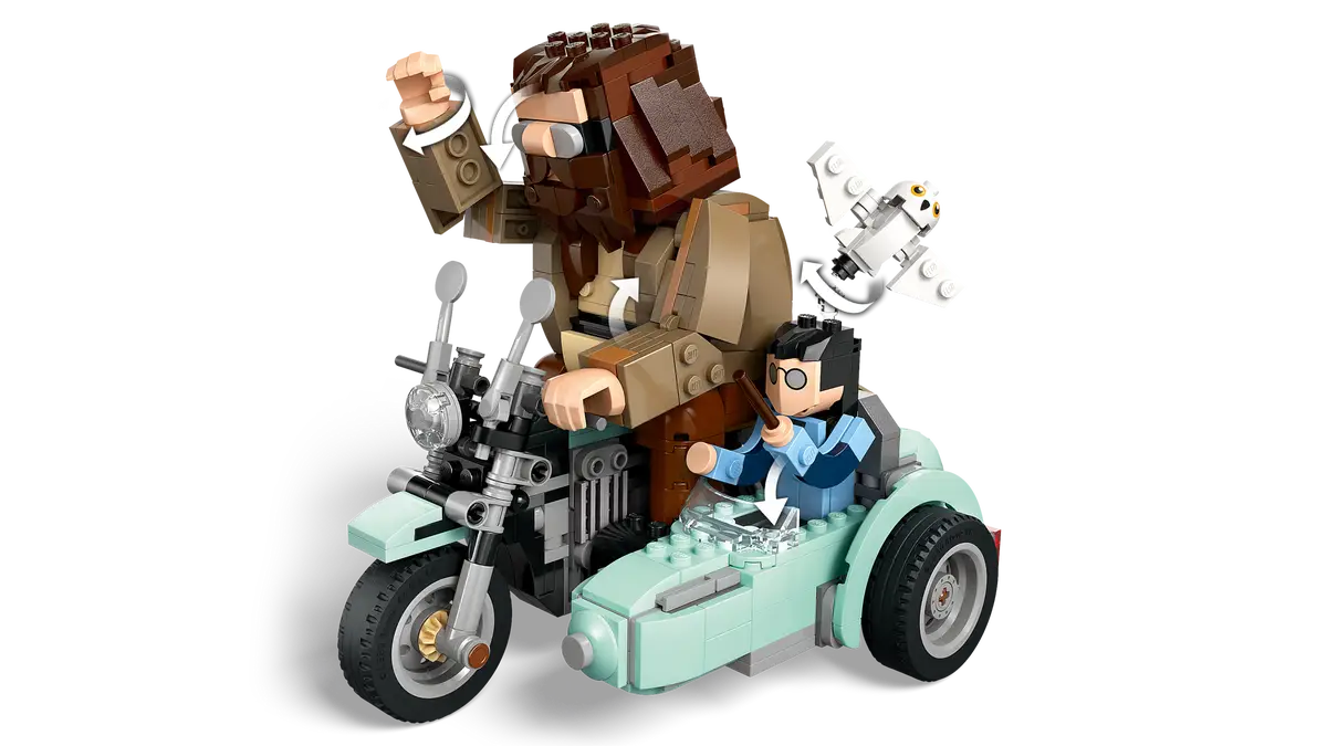 Lego HP Hagrid & Harrys Motorcycle Ride 76443 - Image 3