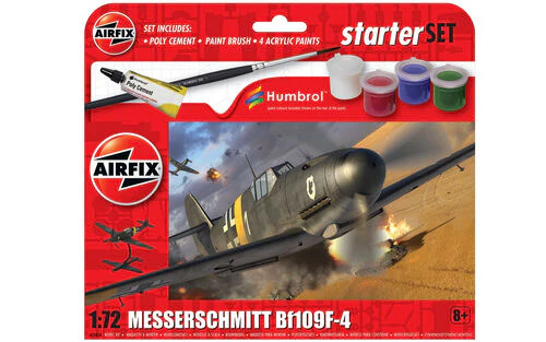 AFX Starter Set Messerschmitt BF109f-4 1/72