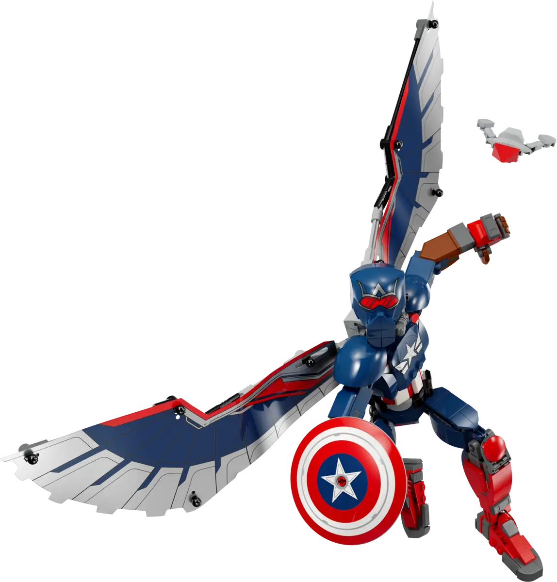 Lego SH New Captain America Figure 76296 - Image 2