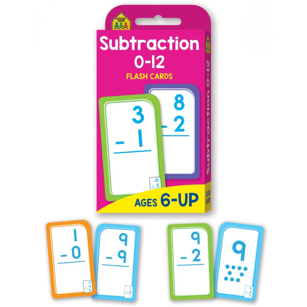 SZ Flash Cards Subtraction 0-12 - Image 2