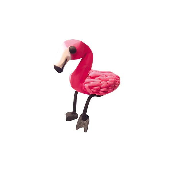 Plasticine Animal Kit Flamingo - Image 2