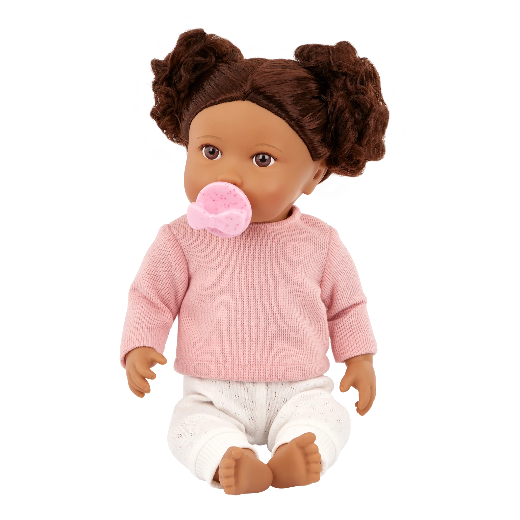 Lullababy 14" Doll Brunette Hair & Pink Top