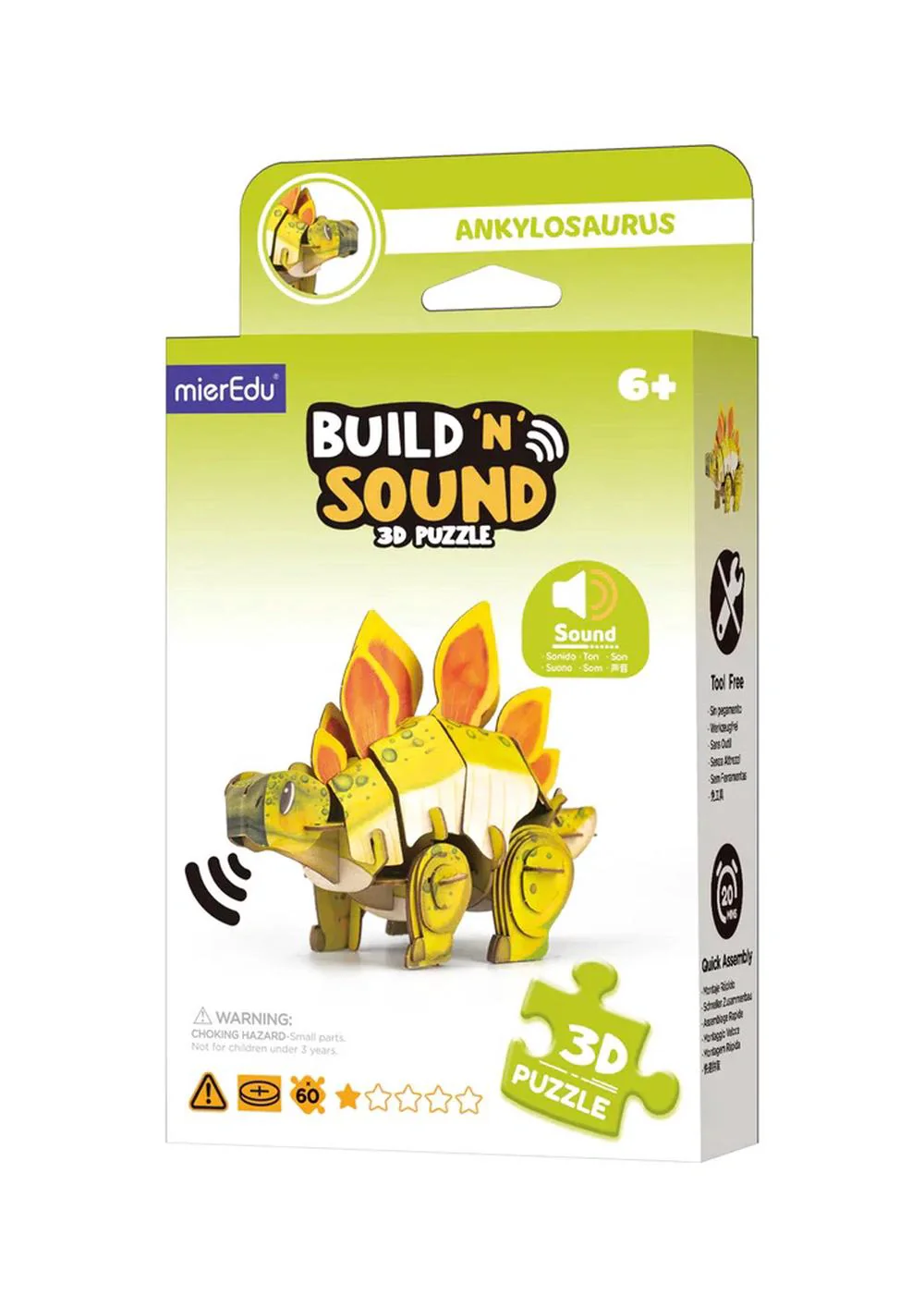 Build n Sound 3D Puzzle Stegosaurus