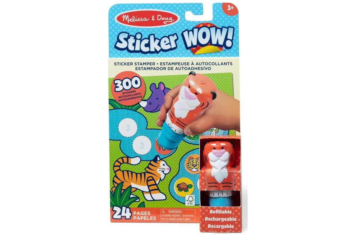 MD Sticker Wow! Tiger