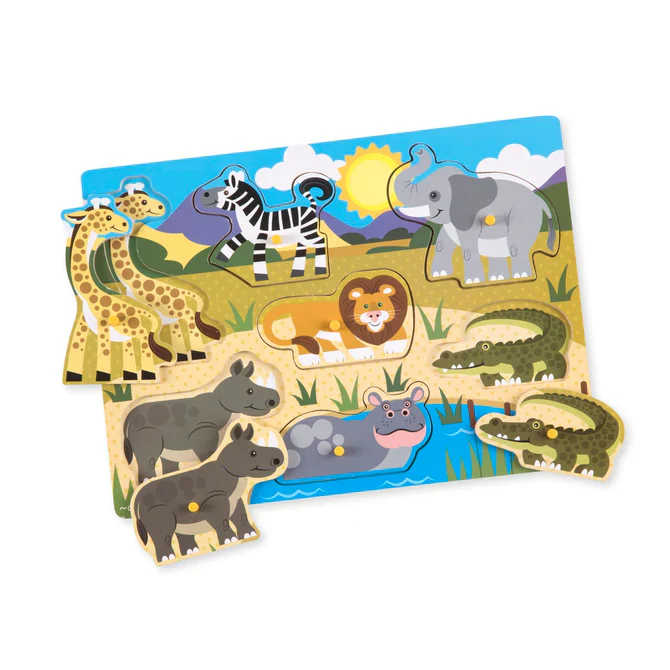 MD Safari Peg Puzzle (New) - Image 2