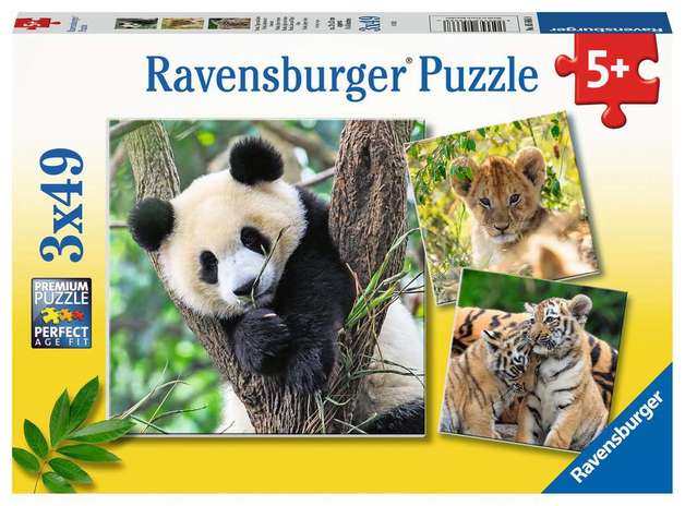 RB Panda, Lion and Tiger 3x49pc